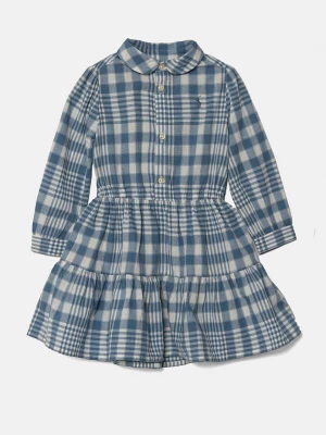 Obrázek produktu Polo Ralph Lauren Dětské bavlněné šaty Polo Ralph Lauren modrá