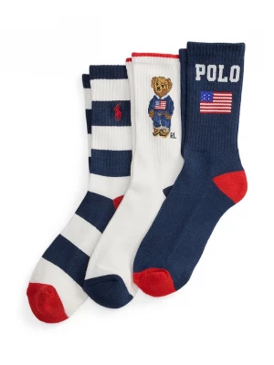 Obrázek produktu Polo Ralph Lauren Dětské ponožky 3-pack námořnická modř