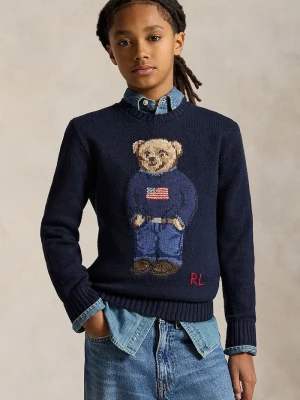 Obrázek produktu Polo Ralph Lauren Dětský bavlněný svetr Polo Ralph Lauren námořnická modř