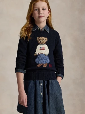 Obrázek produktu Polo Ralph Lauren Dětský bavlněný svetr Polo Ralph Lauren námořnická modř