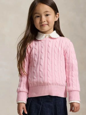 Obrázek produktu Polo Ralph Lauren Dětský bavlněný svetr růžová