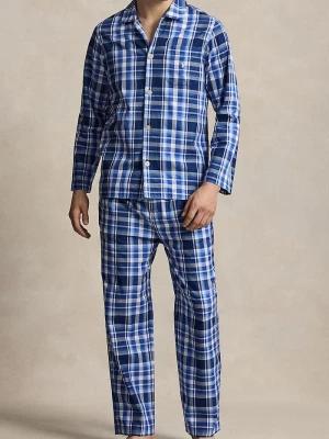 Obrázek produktu Polo Ralph Lauren dvoudílné pyžamo pánské bavlněné modrá