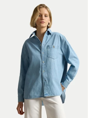 Obrázek produktu Polo Ralph Lauren džínová košile 211B17139001 Světle modrá Oversize