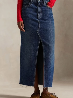 Obrázek produktu Polo Ralph Lauren Džínová sukně Polo Ralph Lauren námořnická modř