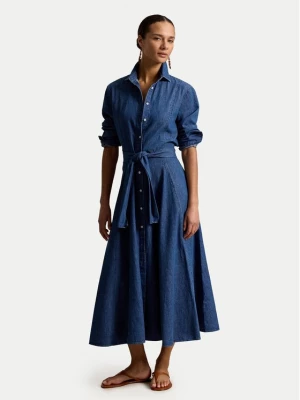 Obrázek produktu Polo Ralph Lauren Džínové šaty 211B23998001 Modrá Regular Fit