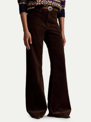 Obrázek produktu Polo Ralph Lauren Kalhoty z materiálu 211B17556004 Tmavě hnědá Flare Fit