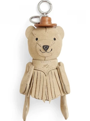 Obrázek produktu Polo Ralph Lauren klíčenka dámská kůžená béžová