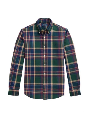 Obrázek produktu Polo Ralph Lauren Košile 710B30152001 Tmavě zelená Custom Fit