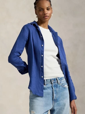 Obrázek produktu Polo Ralph Lauren košile dámská lněná modrá