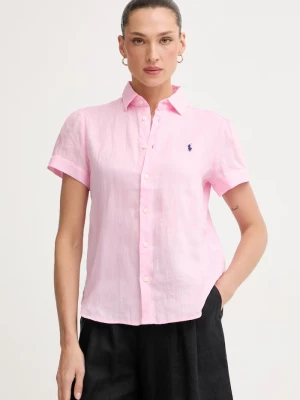 Obrázek produktu Polo Ralph Lauren košile dámská lněná PD LINEN-WVN-SHIRT růžová