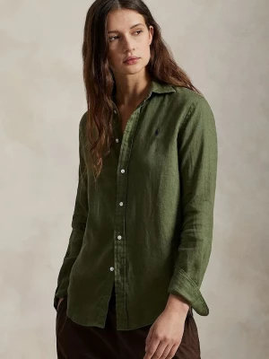 Obrázek produktu Polo Ralph Lauren košile dámská lněná zelená