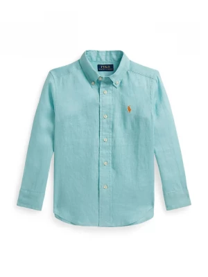Obrázek produktu Polo Ralph Lauren košile dětská lněná modrá