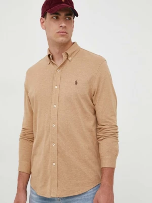 Obrázek produktu Polo Ralph Lauren košile pánská bavlněná béžová