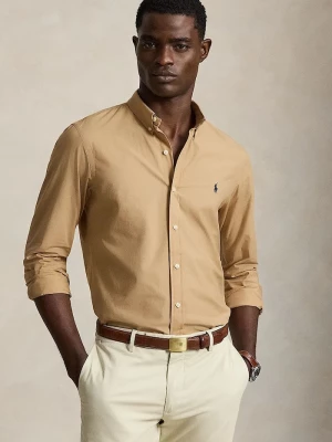 Obrázek produktu Polo Ralph Lauren košile pánská bavlněná elastanem hnědá