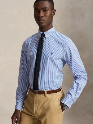 Obrázek produktu Polo Ralph Lauren košile pánská bavlněná elastanem modrá