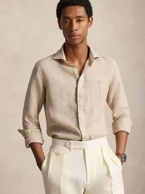 Obrázek produktu Polo Ralph Lauren košile pánská lněná béžová