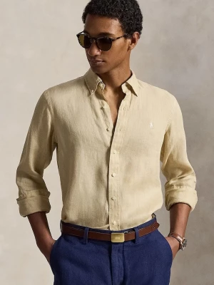 Obrázek produktu Polo Ralph Lauren košile pánská lněná Long Sleeve Sport Shirt zelená