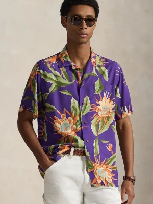 Obrázek produktu Polo Ralph Lauren košile pánská z viskózy fialová