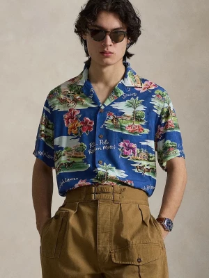 Obrázek produktu Polo Ralph Lauren košile pánská z viskózy modrá