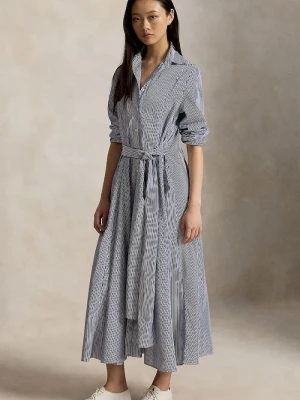 Obrázek produktu Polo Ralph Lauren košilové šaty bavlněné námořnická modř