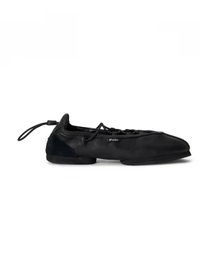Obrázek produktu Polo Ralph Lauren Kožené baleríny Polo Ralph Lauren Ballerina Lace Up černá