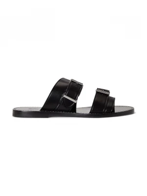 Obrázek produktu Polo Ralph Lauren Kožené pantofle Polo Ralph Lauren Bkle Slide černá