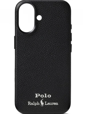 Obrázek produktu Polo Ralph Lauren Kožený obal na telefon Polo Ralph Lauren iPhone 17 černá