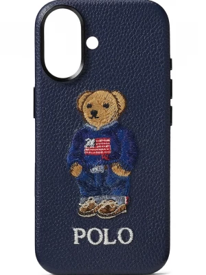 Obrázek produktu Polo Ralph Lauren Kožený obal na telefon Polo Ralph Lauren iPhone 17 námořnická modř