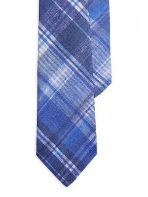 Obrázek produktu Polo Ralph Lauren kravata pánská lněná modrá