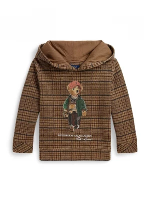 Obrázek produktu Polo Ralph Lauren mikina s kapucí dětská s bavlnou hnědá