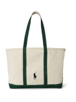 Obrázek produktu Polo Ralph Lauren Nákupní taška krémová / tmavě zelená