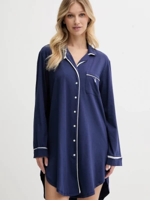 Obrázek produktu Polo Ralph Lauren noční košile dámská s bavlnou námořnická modř