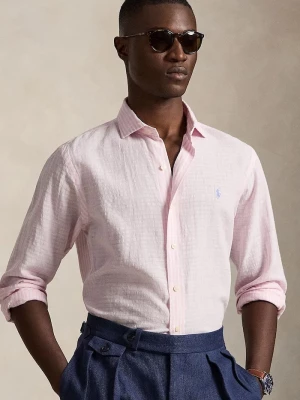 Obrázek produktu Polo Ralph Lauren pánská košile se lnem růžová