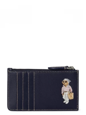Obrázek produktu Polo Ralph Lauren Peněženka dámská kožená námořnická modř