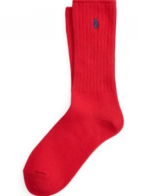 Obrázek produktu Polo Ralph Lauren ponožky dámské s bavlnou červená