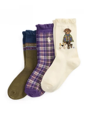 Obrázek produktu Polo Ralph Lauren ponožky dětské 3-pack