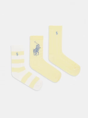 Obrázek produktu Polo Ralph Lauren Ponožky dětské 3-pack žlutá