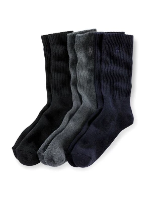 Obrázek produktu Polo Ralph Lauren Ponožky modrá / šedá / černá
