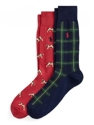 Obrázek produktu Polo Ralph Lauren ponožky pánské 2-pack červená