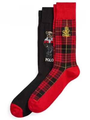 Obrázek produktu Polo Ralph Lauren ponožky pánské s bavlnou 2-pack černá