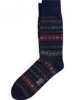 Obrázek produktu Polo Ralph Lauren ponožky pánské s vlnou námořnická modř