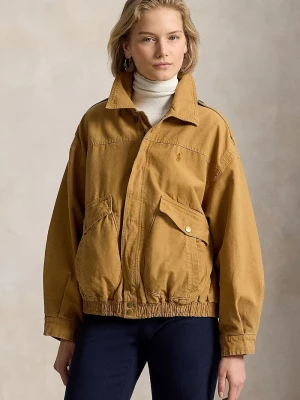 Obrázek produktu Polo Ralph Lauren přechodová bunda dámská bavlněná hnědá