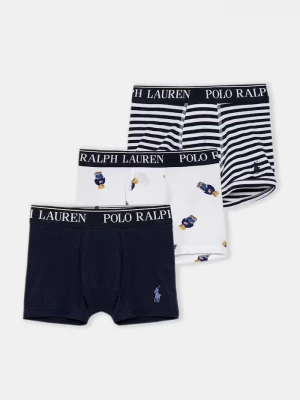 Obrázek produktu Polo Ralph Lauren přiléhavé boxerky dětské bavlněné s elastanem 3-pack námořnická modř