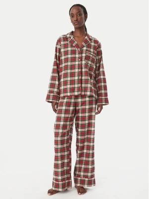 Obrázek produktu Polo Ralph Lauren Pyžamo 4P0702 Hnědá Relaxed Fit Červená