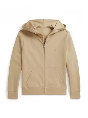 Obrázek produktu Polo Ralph Lauren rozepínací mikina s kapucí dětská s bavlnou béžová