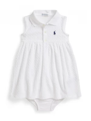 Obrázek produktu Polo Ralph Lauren rozšířené šaty bavlněné bílá