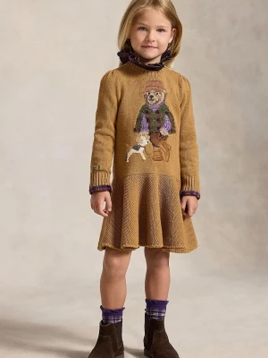 Obrázek produktu Polo Ralph Lauren rozšířené šaty s bavlnou hnědá