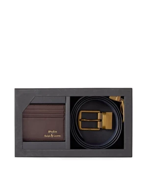 Obrázek produktu Polo Ralph Lauren Sada pouzdro na karty a opasek 405880721002 Hnědá