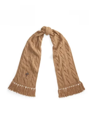 Obrázek produktu Polo Ralph Lauren šála dámská s vlnou hnědá