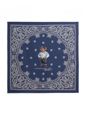 Obrázek produktu Polo Ralph Lauren šátek pánský bavlněný modrá